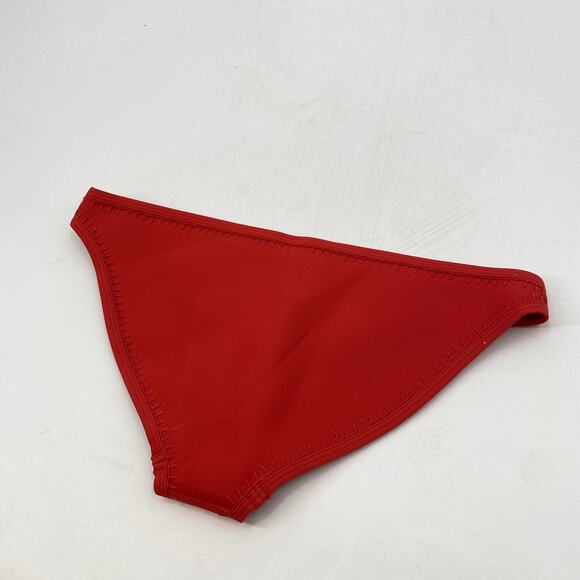 Triangl red orange neoprene bikini bottoms - Picture 4 of 4